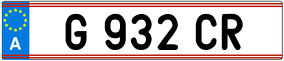 Truck License Plate
